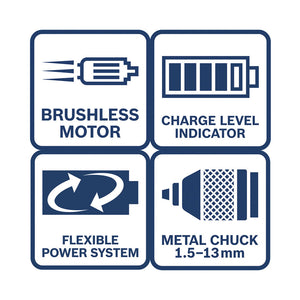 Bosch 2 Tool kit 18V GSR+GDR+2x GBA 5.0 Ah+GAL 18V-40 0.615.A50.090