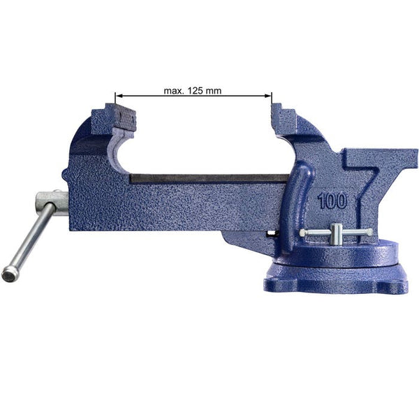 Schraubstock Amboss 360° drehbar, 125mm