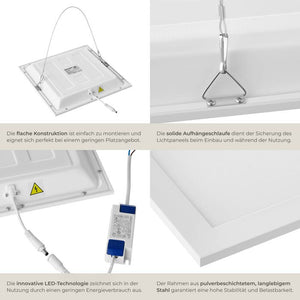 LED-Paneel Lucerna 29,5 x 29,5 cm