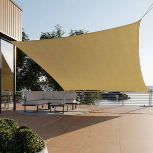 Polyethylen Sonnensegel quadratisch, 500 x 500 cm