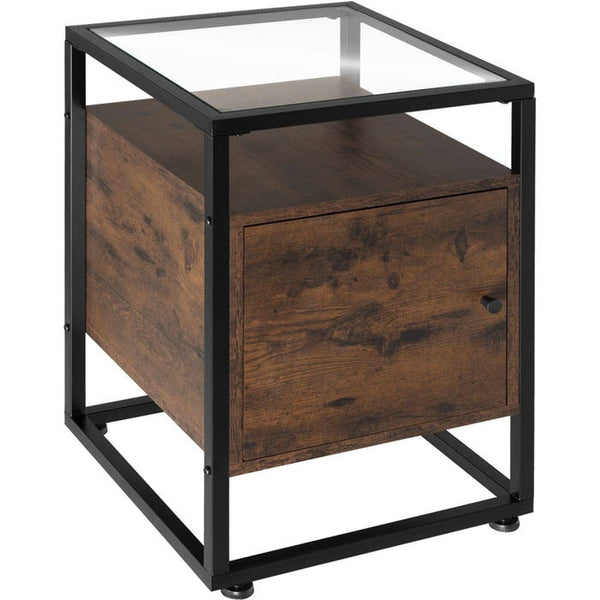 Nachttisch Dudley 40x43x60,5cm Industrial dunkelbraun
