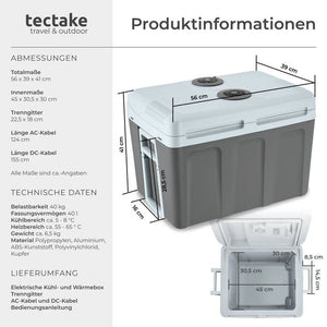 Electric cooling and warming box