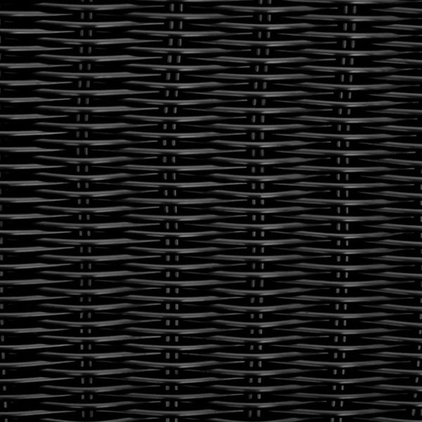 Rattan Stuhl Treviso schwarz