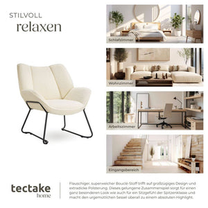 Sessel Kjeld creme-weiss