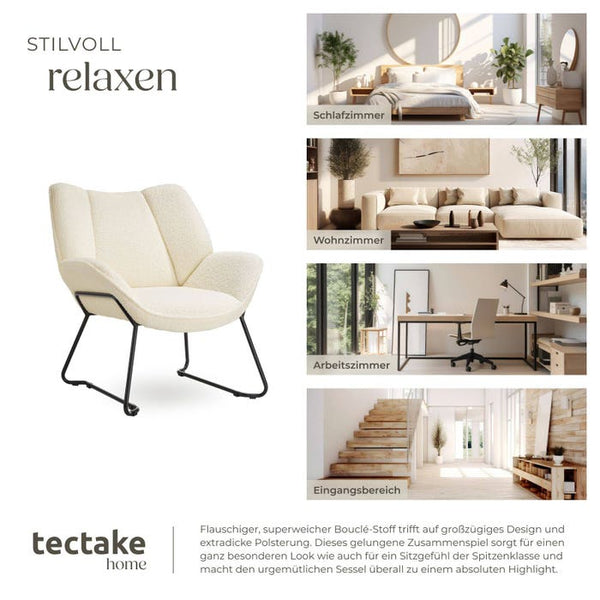 Sessel Kjeld creme-weiss