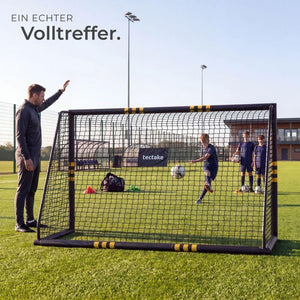 Fussballtor Harry wetterfest schwarz 244 x 86 x 164 cm