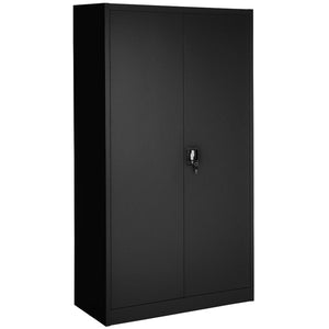 Ensemble de 2 classeurs à 5 étagères - noir
