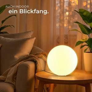 Kugelleuchte Luminous Globe, LED, mit Fernbedienung S (Ø 30 x 30 cm)