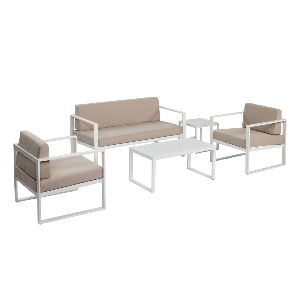 Set di mobili da giardino beige NOVO