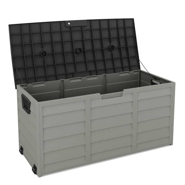 Kissenbox Gartenbox grau