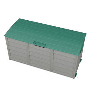 Kissenbox Gartenbox grün / grau