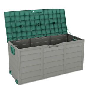 Kissenbox Gartenbox grün / grau
