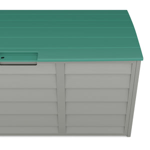Kissenbox Gartenbox grün / grau