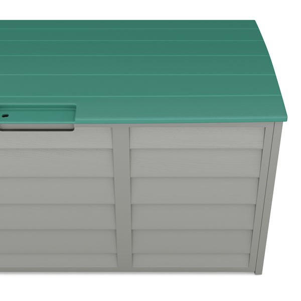 Kissenbox Gartenbox grün / grau