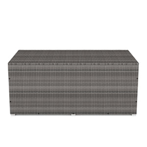Rattan Kissenbox SINA 190x90x85 cm grau