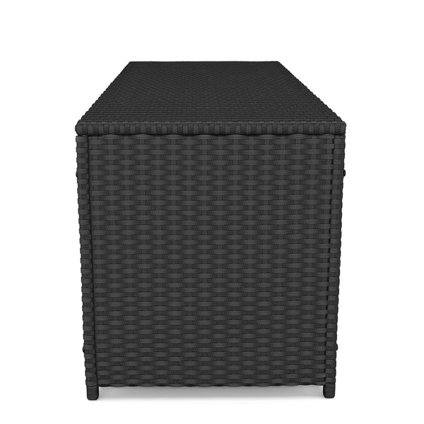Kissenbox 115 x 48 x 52 cm schwarz