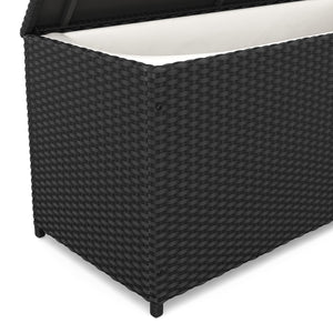 Kissenbox 115 x 48 x 52 cm schwarz