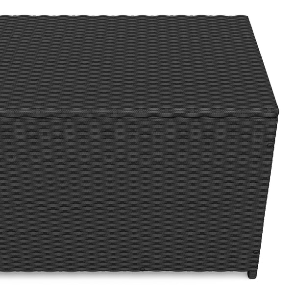 Kissenbox 115 x 48 x 52 cm schwarz