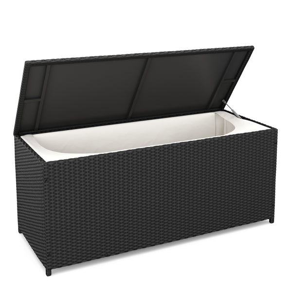 Kissenbox 135 x 54 x 59 cm schwarz
