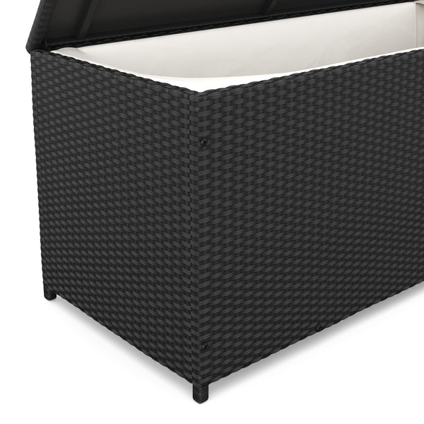 Kissenbox 135 x 54 x 59 cm schwarz