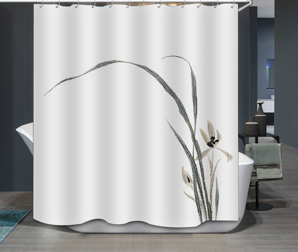 Tenda da doccia a forma di fiore