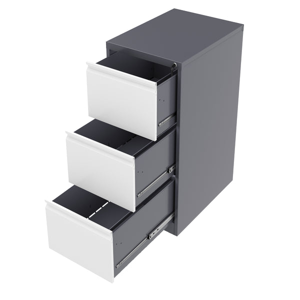 Classeur à 3 tiroirs, anthracite
