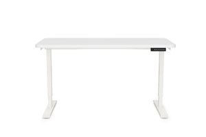 Electric standing desk, white, 120 x 60 cm