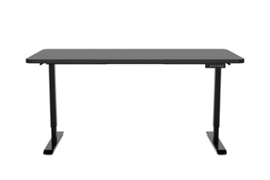 Electric standing desk, black, 140 x 70 cm