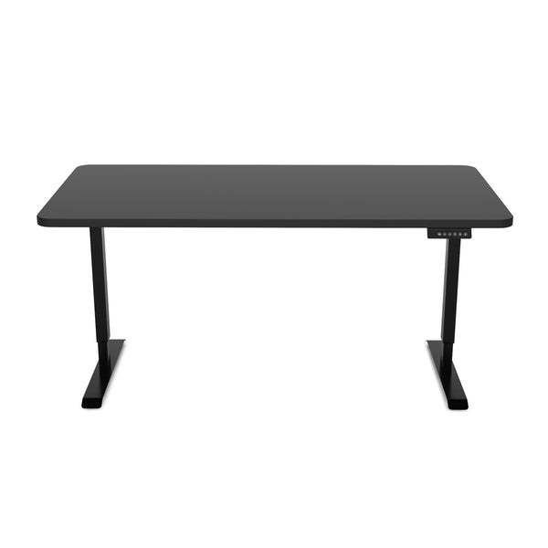 Electric standing desk, black, 140 x 70 cm