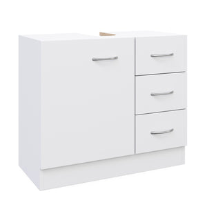 Waschbeckenunterschrank 63 x 30 x 54 cm weiss