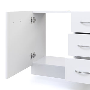 Waschbeckenunterschrank 63 x 30 x 54 cm weiss