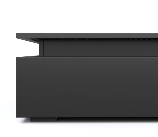 Beistelltisch LED MIRENA schwarz
