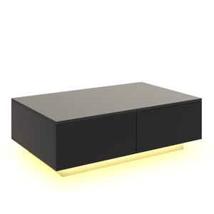 Beistelltisch LED CARINA schwarz