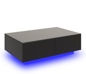 Beistelltisch LED CARINA schwarz