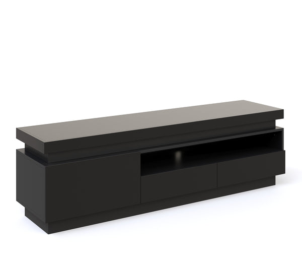 TV Möbel LED CELIO schwarz