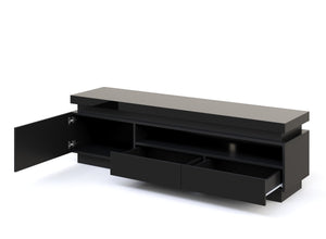 TV Möbel LED CELIO schwarz