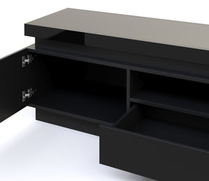 TV Möbel LED CELIO schwarz