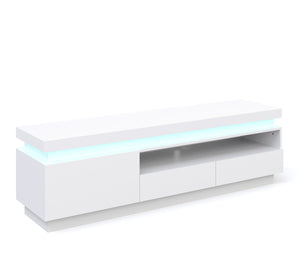 TV Möbel LED CELIO weiss