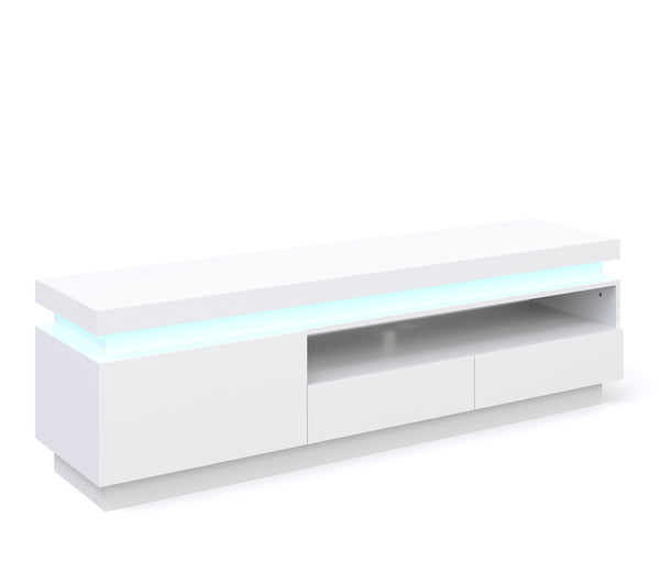 TV Möbel LED CELIO weiss