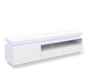 TV Möbel LED CELIO weiss