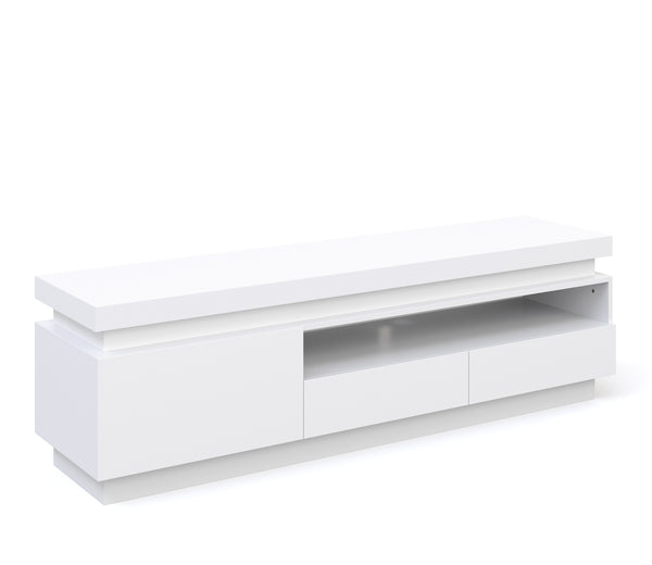 TV Möbel LED CELIO weiss