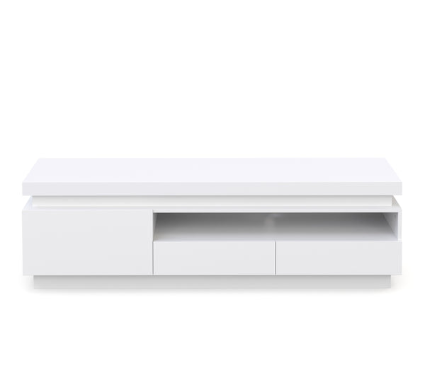 TV Möbel LED CELIO weiss