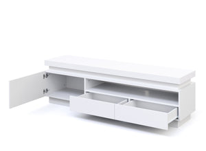 TV Möbel LED CELIO weiss