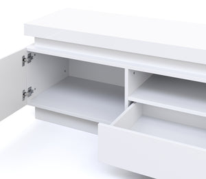 TV Möbel LED CELIO weiss