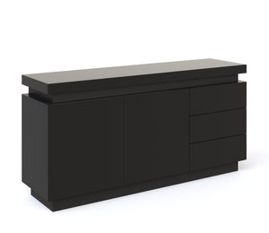 Sideboard LED ELVIO schwarz