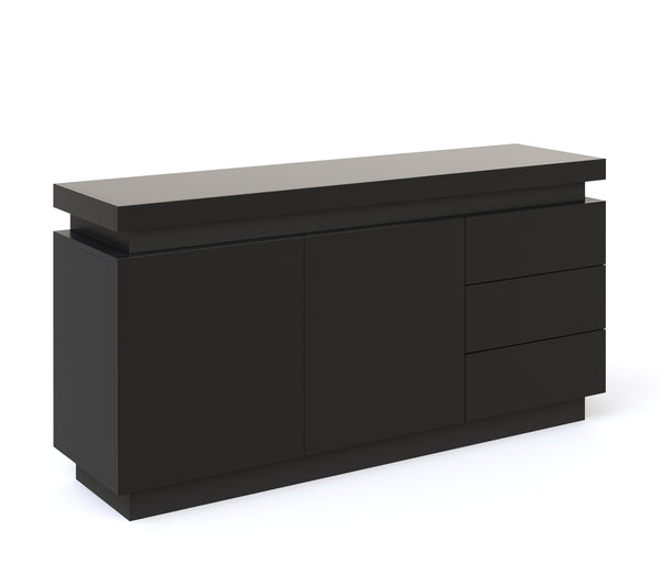 Sideboard LED ELVIO schwarz
