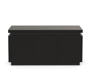 Sideboard LED ELVIO schwarz