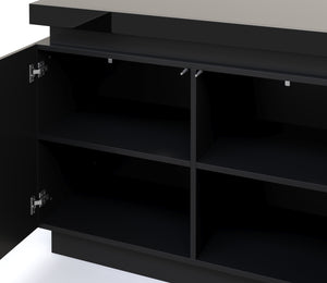 Sideboard LED ELVIO schwarz