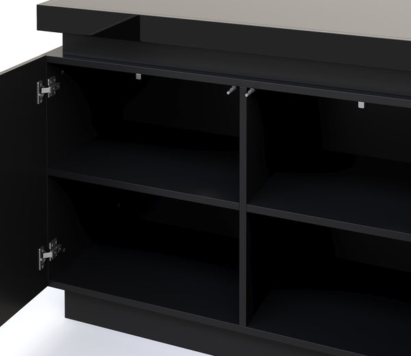 Sideboard LED ELVIO schwarz