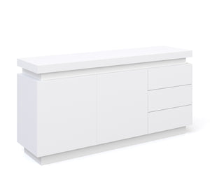 Sideboard LED ELVIO weiss
